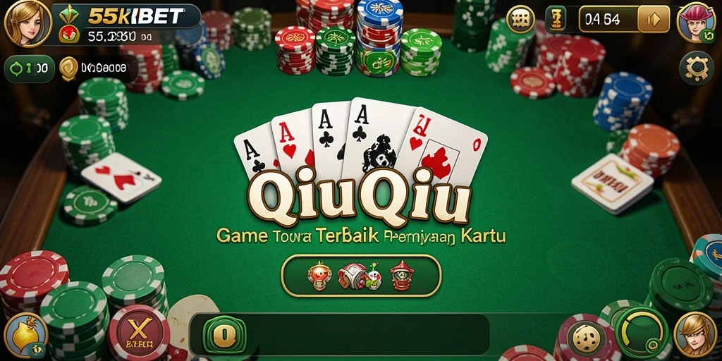 Screenshot gameplay QiuQiu di 55KBET yang menampilkan aksi seru.