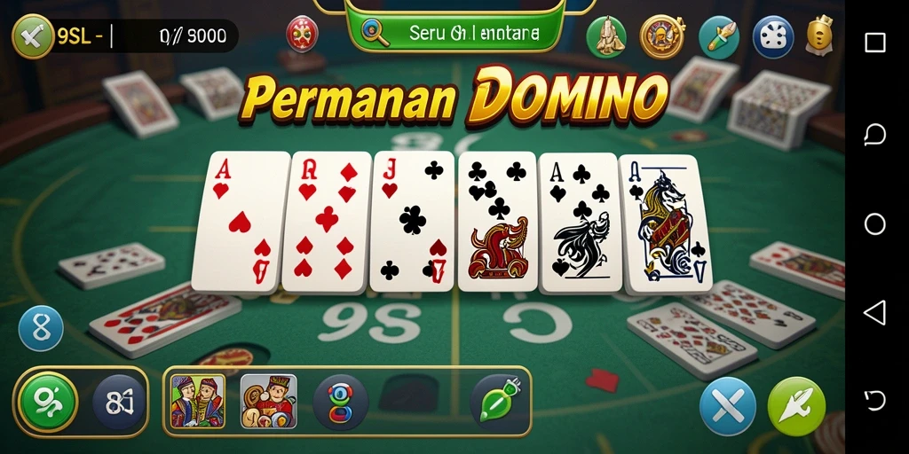 Tampilan gameplay seru Domino di 9SL.
