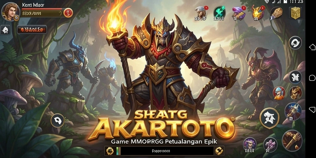 Gameplay seru AKARTOTO dalam dunia MMORPG yang mengesankan.