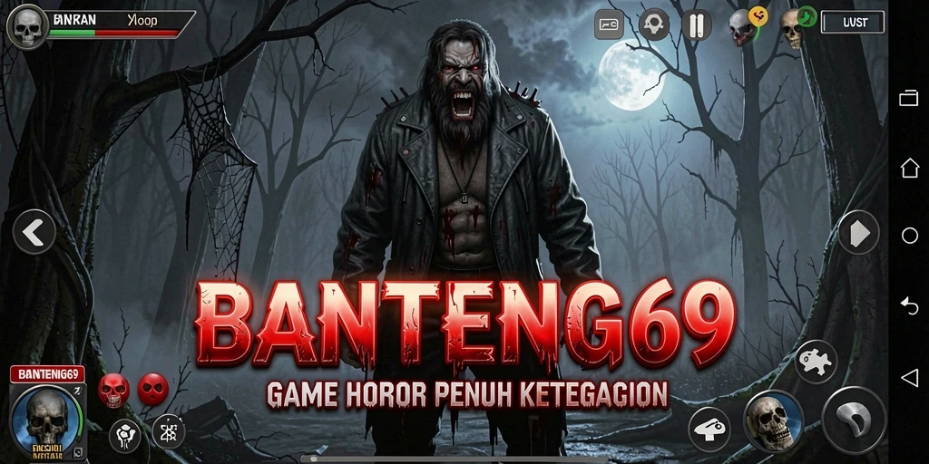 Tangkapan layar penuh ketegangan dari gameplay BANTENG69.