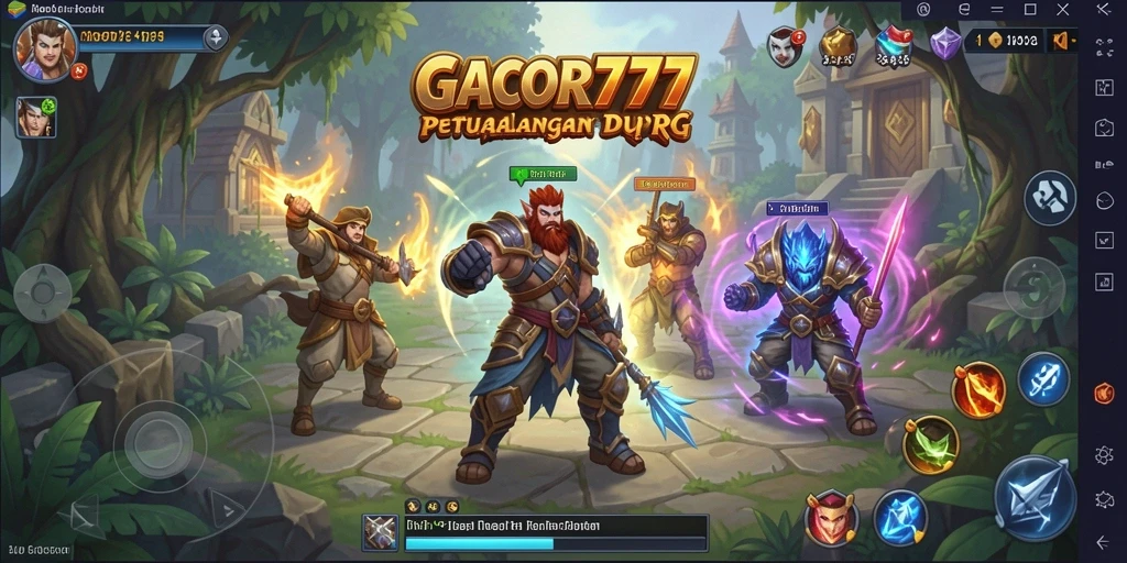 Tangkapan layar GACOR777 menampilkan pertempuran epik dengan grafis yang memukau.