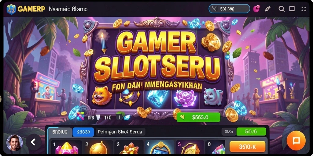 Screenshot utama GAMERP menunjukkan pengalaman bermain Slot yang mendebarkan.