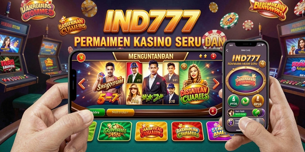 Tampilan menarik dari gameplay Kasino di IND777.