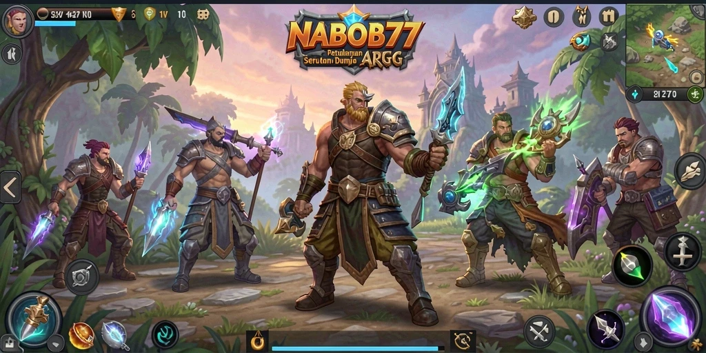 Tampilan menarik dari gameplay NABOB77 yang seru.