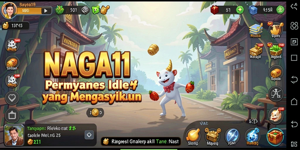 Tampilan gameplay NAGA11 yang seru dan menarik.