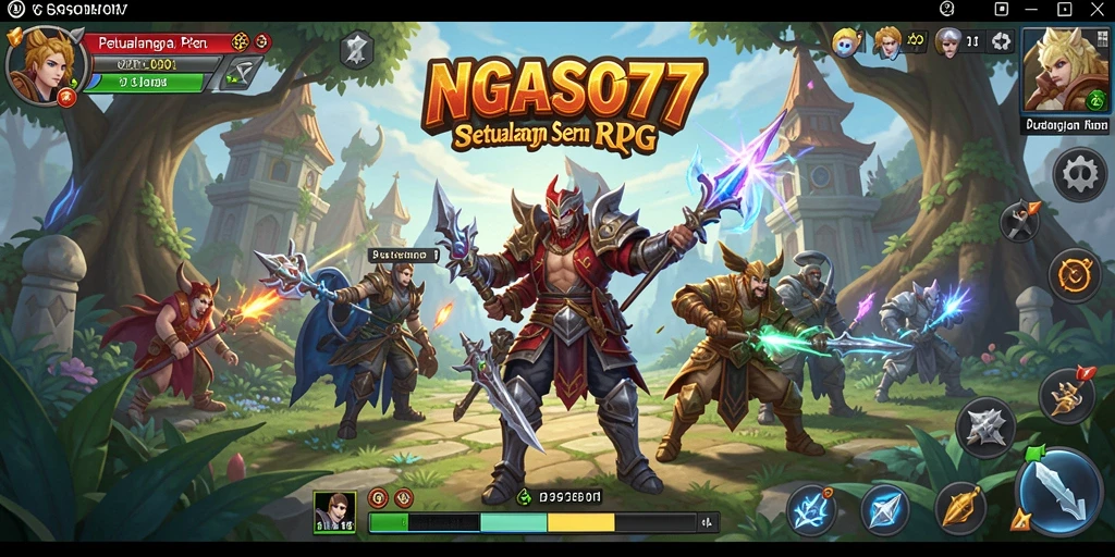 Tangkapan layar yang menunjukkan aksi pertempuran seru dalam NGASO77.