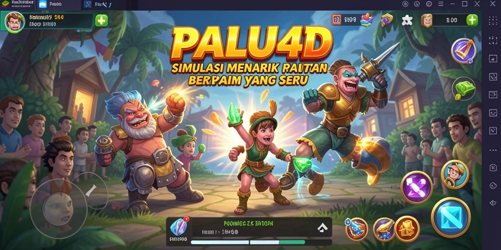 Tampilan gameplay menarik dari PALU4D yang penuh interaksi.