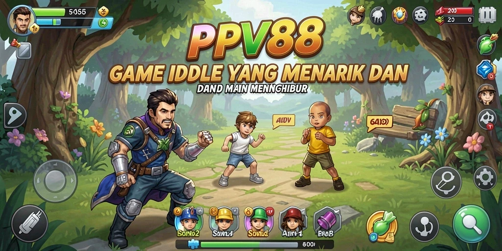 Tampilan gameplay PPV88 yang menarik dengan elemen Idle.