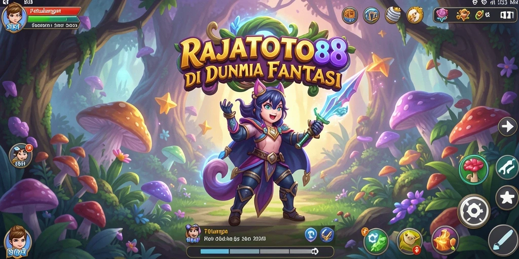 Screenshot gameplay RAJATOTO88 menampilkan aksi petualangan mendebarkan.
