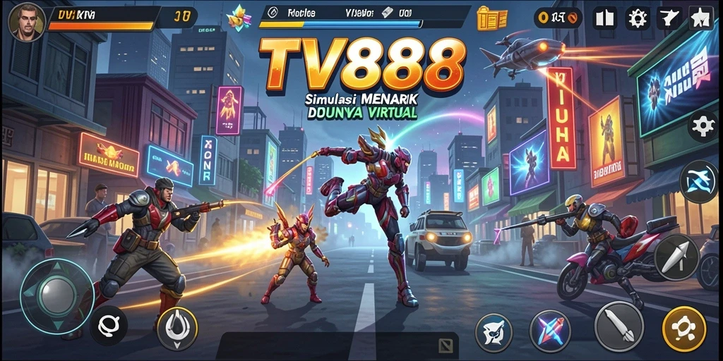 Screenshot utama TV888 menunjukkan gameplay Simulation yang imersif dan menarik.